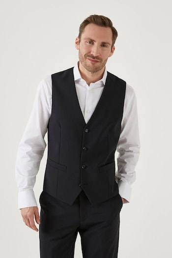 Skopes Darwin Black Suit Waistcoat (D78251) | £59