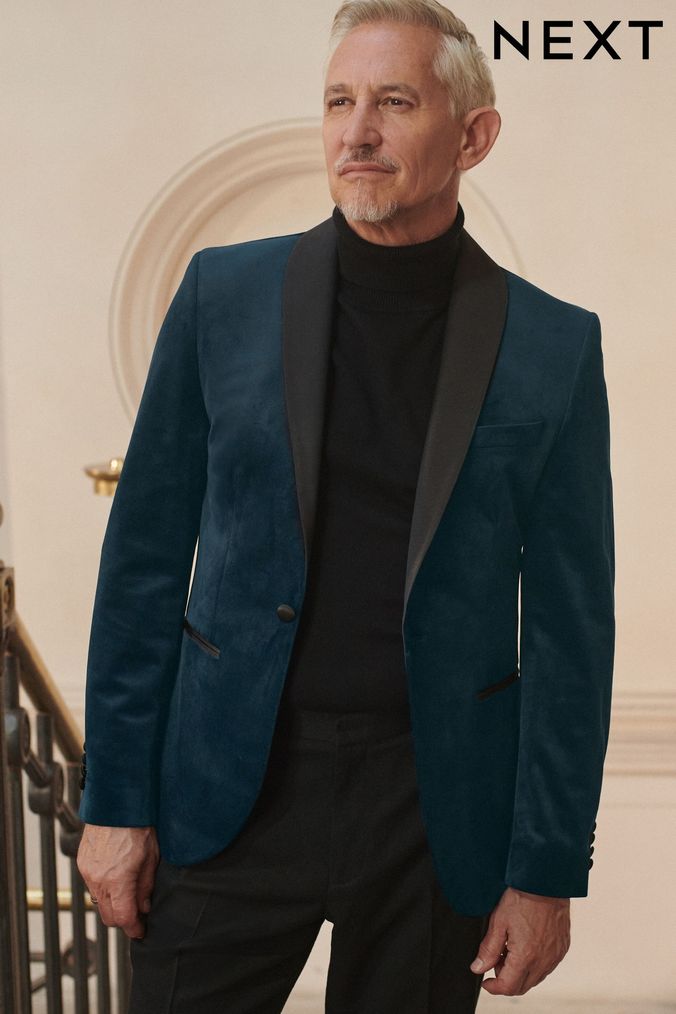 Smart casual blue blazer best sale