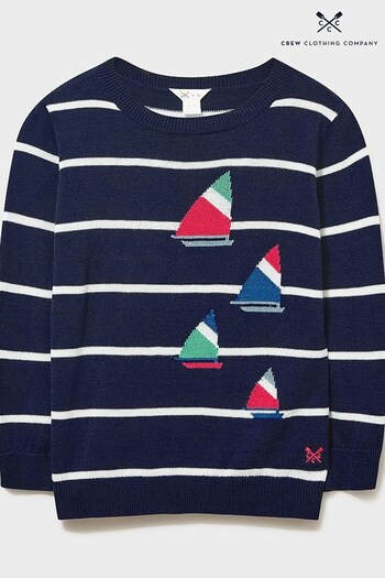 Crew Clothing Company Navy Blue Casual Jumper (D78541) | £28 - £36