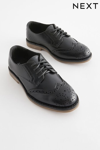 Black Brogue Shoes (D78571) | £24 - £31