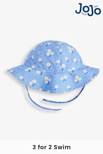 JoJo Maman Bébé Daisy Girls' Floppy Sun Hat (D78612) | £14