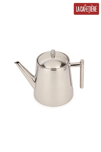 La Cafetière Silver Stainless Steel 8 Cup Infuser Teapot (D78659) | £45