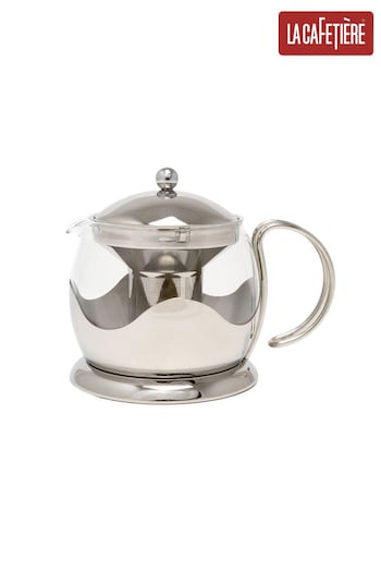 La Cafetière Silver Izmir 4 Cup Infuser Teapot (D78675) | £34