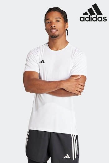 adidas White Adizero Essentials Running T-Shirt (D78813) | £25