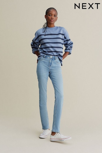Mid Blue Power Stretch Slim Denim Jeans (D78835) | £30