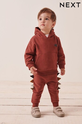 Red Dino Spike Hoody and Jogger Set (3mths-7yrs) (D78956) | £22 - £26