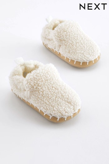 Neutral Cosy Slip-On Baby Shoes (0-18mths) (D78986) | £10