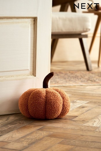 Orange Halloween Pumpkin Doorstop (D78995) | £16