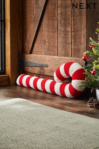Red Christmas Candycane Draught Exculder (D78997) | £22