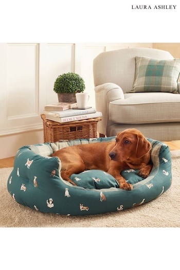 Laura Ashley Green Park Dogs Deluxe Slumber Pet Bed (D79063) | £38 - £139