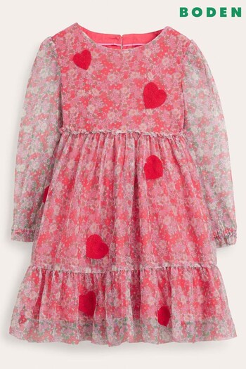 Boden Red Tulle Dress (D79071) | £52 - £58