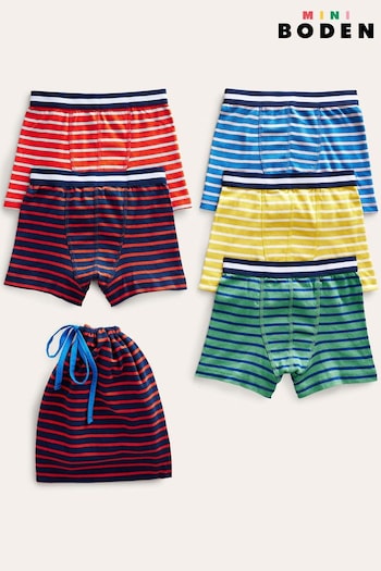 Boden Red Boxers 5 Pack (D79103) | £28 - £32