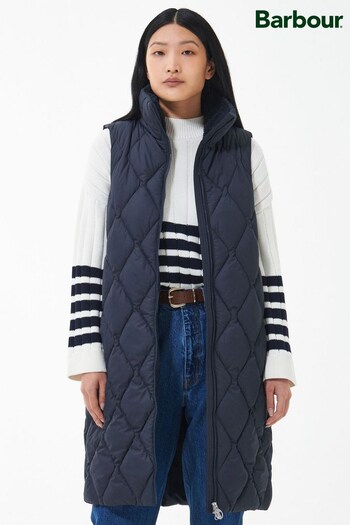 Barbour® Navy Samphire Quilted Gilet (D79333) | £179