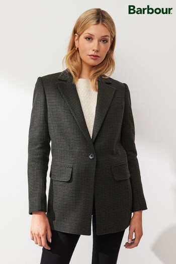 Barbour® Khaki Green Patrisse Tailored Blazer (D79385) | £229
