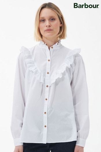 Barbour® White Laverne Seersucker Shirt (D79392) | £75