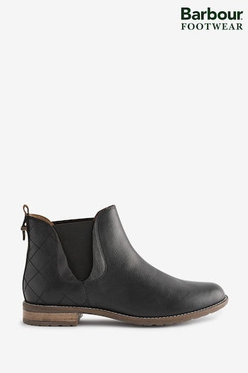 Barbour® Black Camelia Ankle Boots galvanised (D79414) | £135
