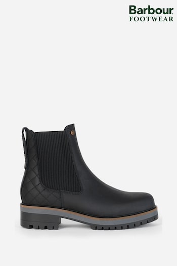 Barbour® Black Heather Ankle Boots galvanised (D79432) | £129