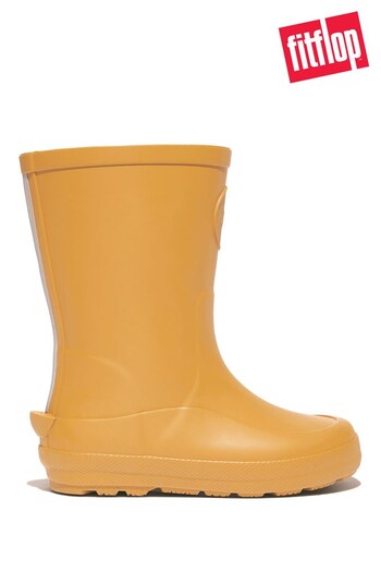 FitFlop Yellow Wonderwelly Kids Toddler Ergonomic Rain Boots (D79572) | £38