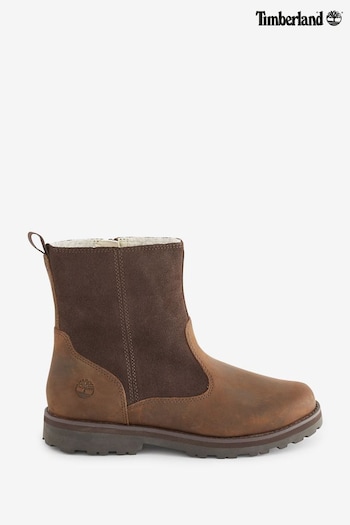 Timberland Courma Kid Warm Lined Brown Boots mizuno (D79640) | £85