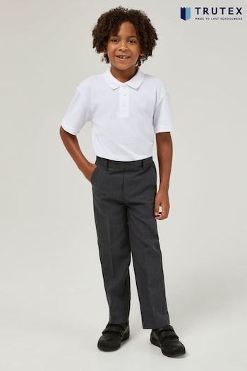 Trutex Boys Straight Leg Sturdy Fit School Trousers (D79763) | £18 - £22