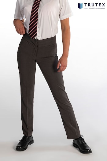 Trutex Girls Straight Leg Grey School Trousers (D79787) | £25 - £29