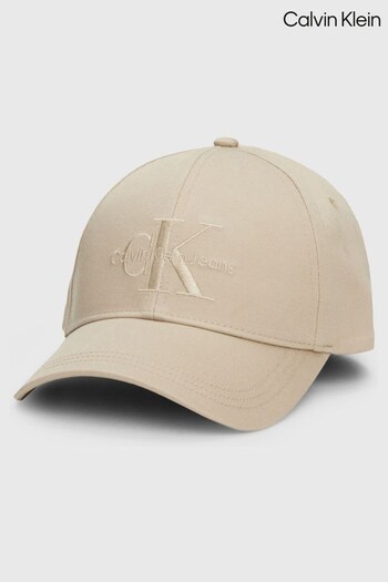 Calvin Klein Natural Monogram Cap (D79844) | £35