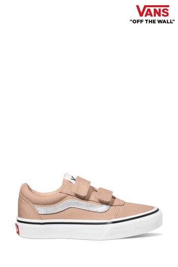 Vans Girls Pink Ward Velcro Youth Trainers (D79972) | £37