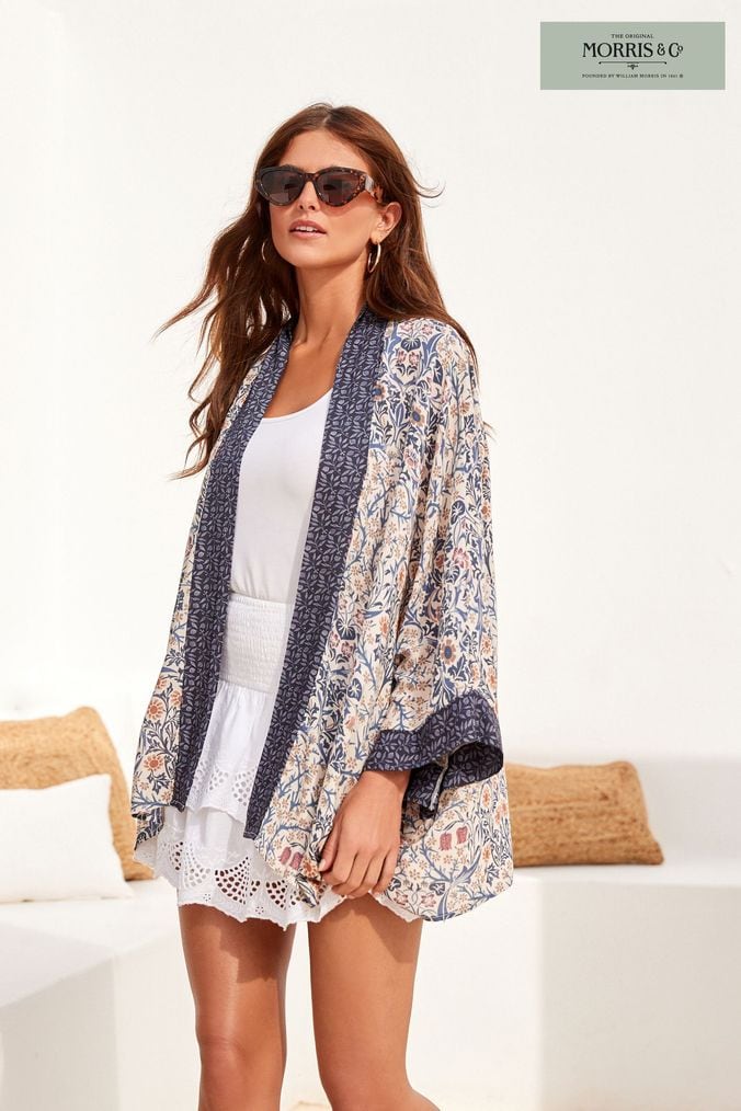 Navy blue cover up for wedding top