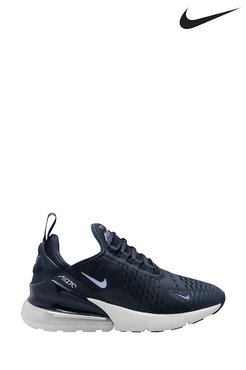 Nike Navy Air Max 270 Youth Trainers (D80146) | £90