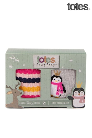 Totes Grey Toasties Kids Original Socks (D80243) | £10