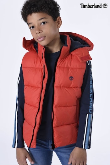 Timberland brooklyn Red Logo Hooded Gilet (D80415) | £77 - £96