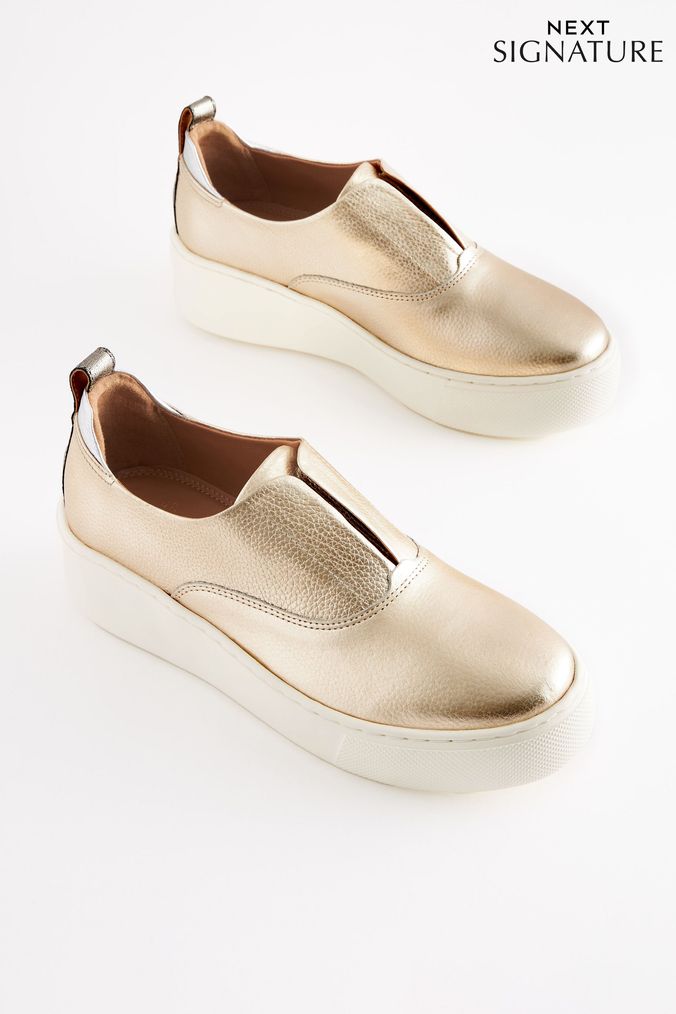 Show me sales gold shoes