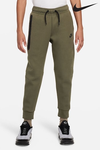 Nike alpha Olive Green Tech Fleece Joggers (D80522) | £73