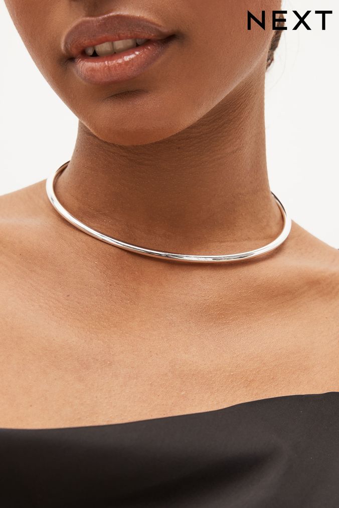 Buy Women s Necklaces Silver Short Jewellery Online Next UK