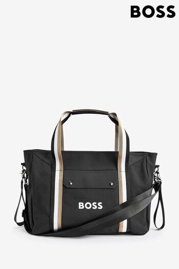 BOSS Black/Brown Logo Baby Changing Bag (D80705) | £232