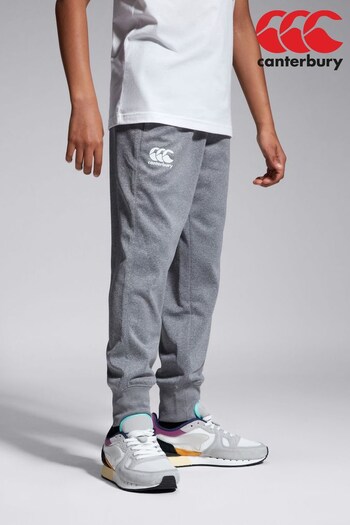 Canterbury Grey Lightweight Tappered Joggers (D80774) | £29
