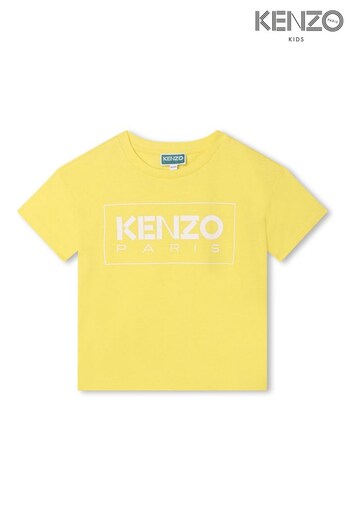 Kenzo Kids Yellow Logo T-Shirt (D80861) | £56 - £61