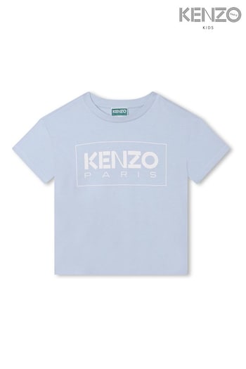 Kenzo Kids Blue Logo T-Shirt (D80863) | £56 - £61