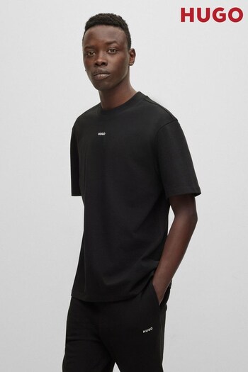 HUGO Relaxed Fit Central Logo T-Shirt (D81180) | £45