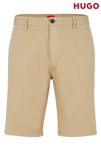 HUGO Stretch Cotton Chino Shorts (D81204) | £79