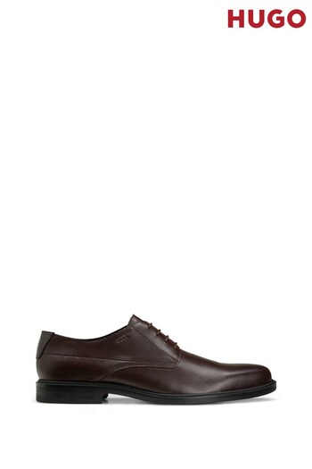 HUGO Kerr Derby Brown Shoes (D81207) | £199