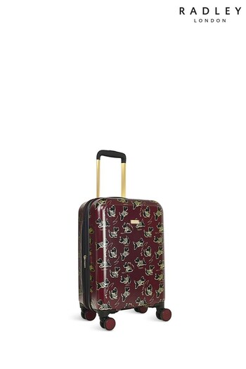 Radley London Red Signature Dog 4 Wheel Carry On Suitcase (D81292) | £169