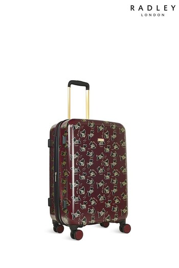 Radley London Red Signature Dog 4 Wheel Medium Suitcase (D81293) | £189