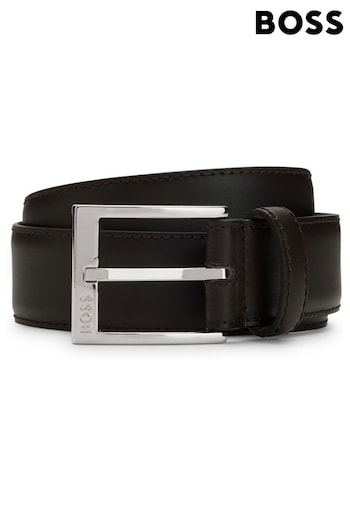 BOSS Brown Ellotyo Leather Belt (D81388) | £69