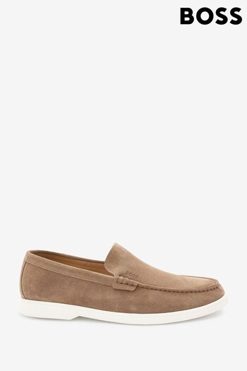 BOSS Natural Sienne Suede Leather Loafers (D81427) | £199