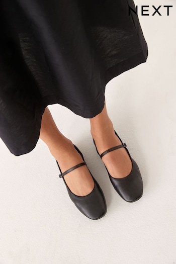 Black Forever Comfort® Mary Jane Fringe Shoes (D81470) | £32