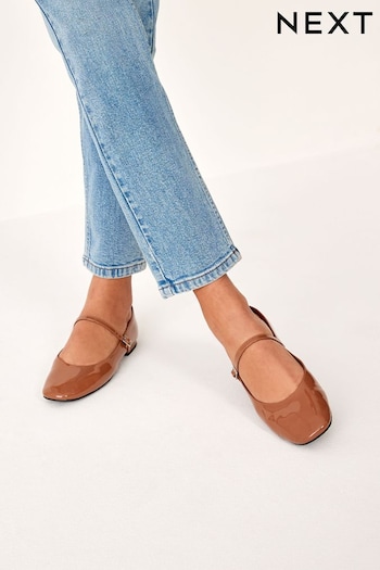Camel Brown Forever Comfort® Mary Jane Shoes Crockett (D81479) | £32