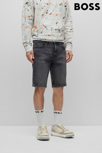 BOSS Grey Delaware Jeans Shorts (D81497) | £99