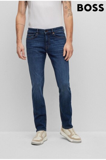 BOSS Blue Delaware Slim Fit Cotton Stretch Chaser Jeans (D81501) | £119