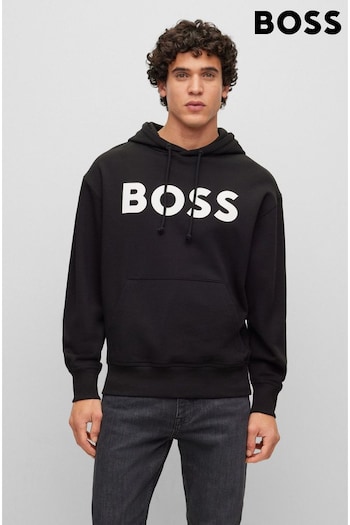 BOSS Black Large Logo French Terry Overhead Hoodie (D81506) | £119